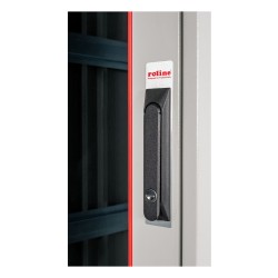 ROLINE 19-Zoll Netzwerkschrank Pro 26 HE. 800x800 BxT Glastr grau — Buy in Cyprus with Fast Delivery
