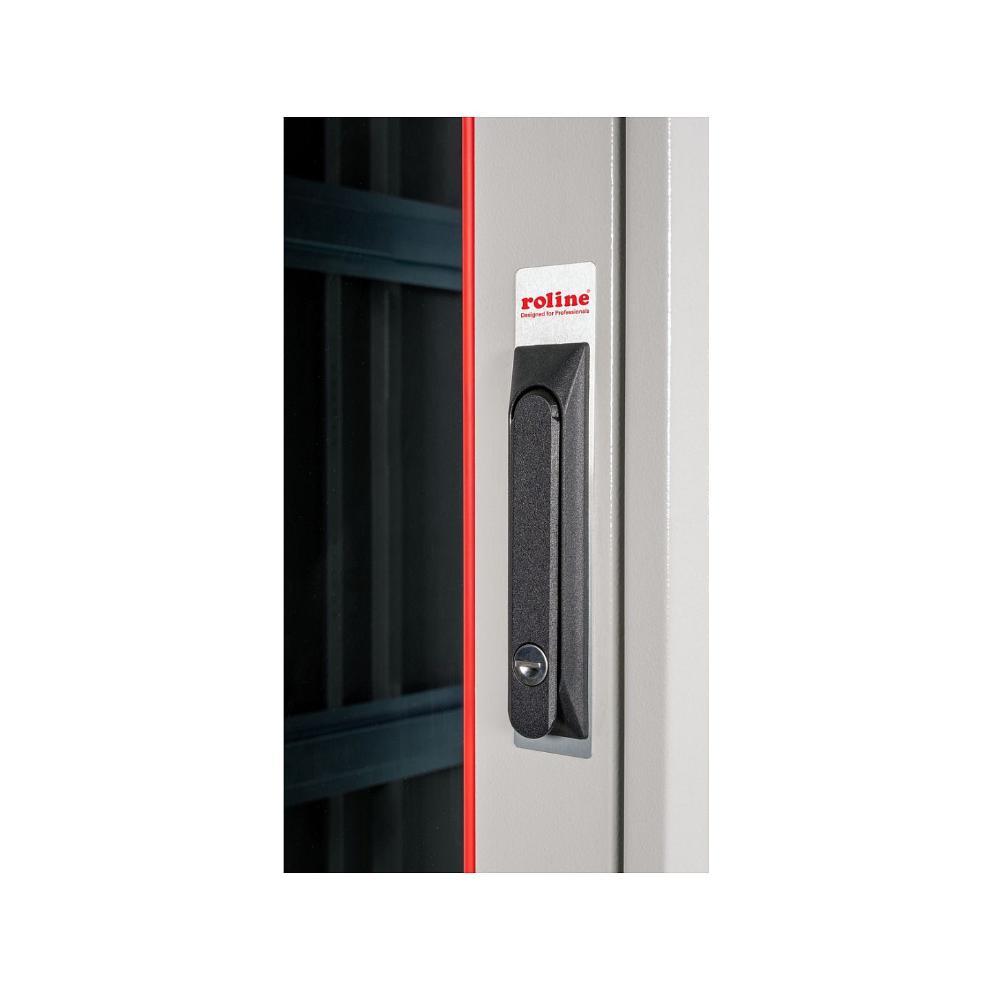 ROLINE 19-Zoll Netzwerkschrank Pro 26 HE. 800x800 BxT Glastr grau — Buy in Cyprus with Fast Delivery