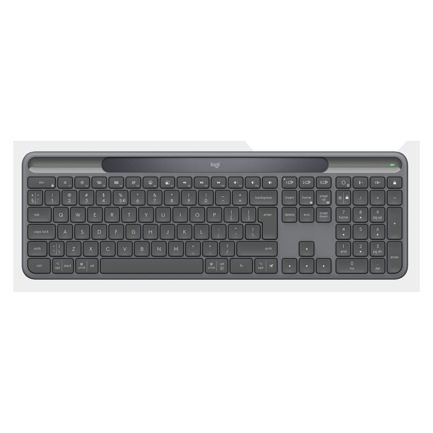 LOGITECH Slim Solar+ for Business - Graphite - (PAN) — Buy in Cyprus with Fast Delivery