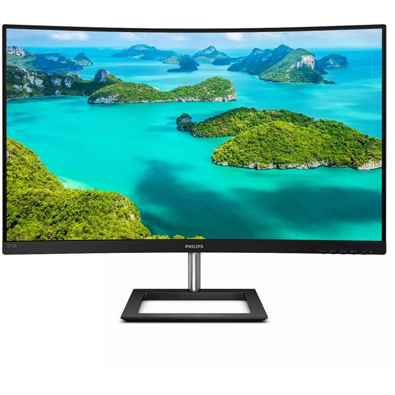 Buy Philips 272E1CA - 27in Curved VA Monitor (1500R) Full HD 1920x1080, 75Hz, 4m... in Cyprus, Nicosia, Limassol, Larnaka, Pafos