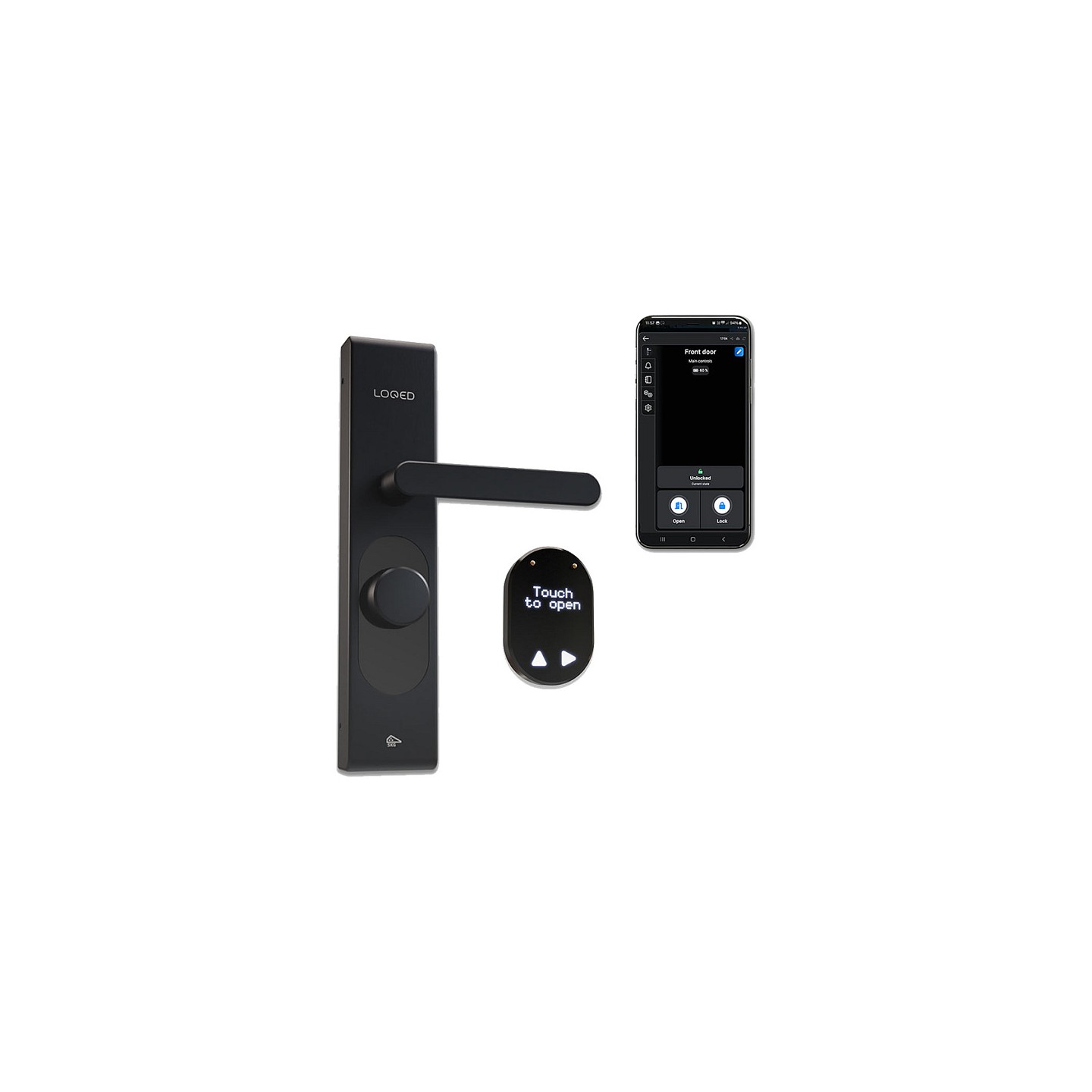 Shelly Plug & Play 'LOQED Touch Smart Lock black' Smartes Türschloss — Buy in Cyprus with Fast Delivery