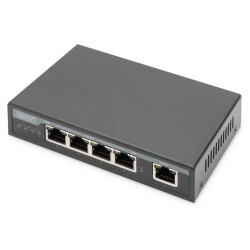 DIGITUS POE Extender 4PPoE 4-Port 85W 100m Verlängerung schw — Buy in Cyprus with Fast Delivery