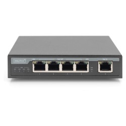 DIGITUS POE Extender 4PPoE 4-Port 85W 100m Verlängerung schw — Buy in Cyprus with Fast Delivery