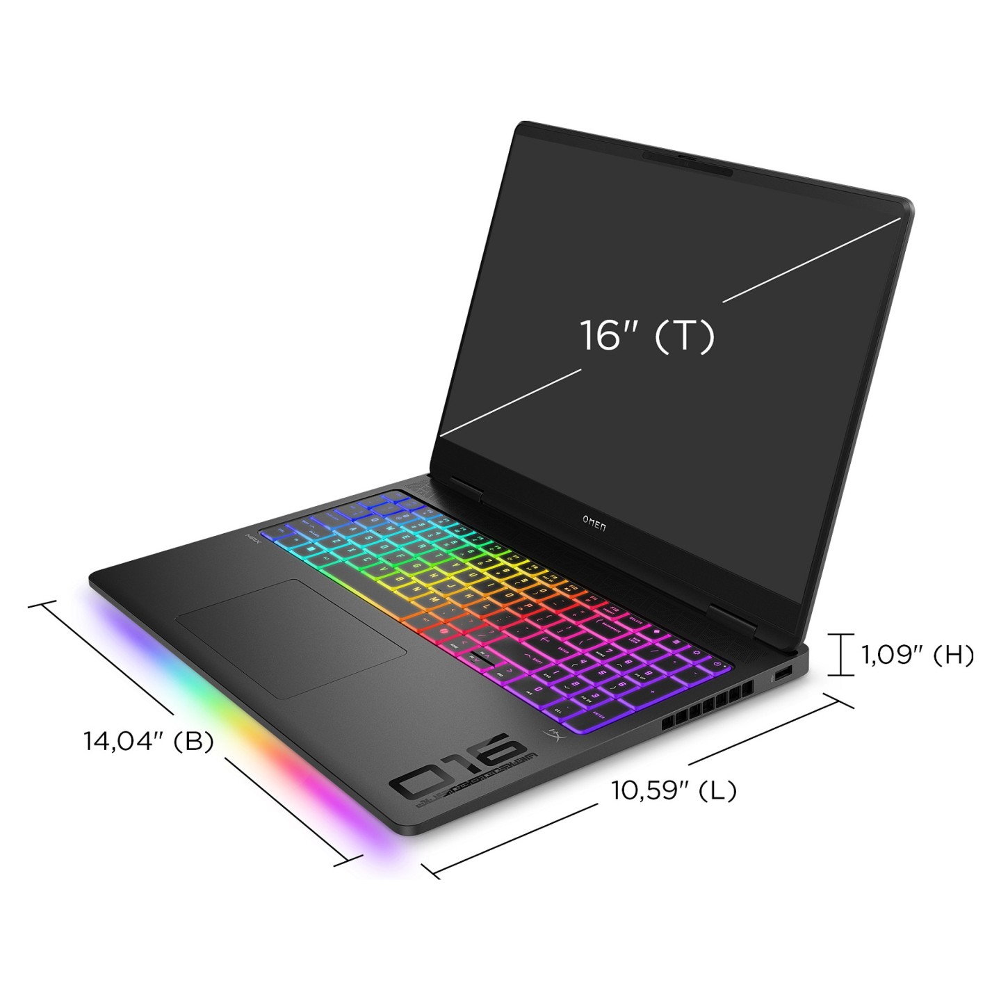 HP OMEN MAX Gaming Laptop 16-ak0097ng 16' 2.5K IPS AMD RyzenTM AI 9 HX 375 32GB 1TB RTX 5080 W11Home