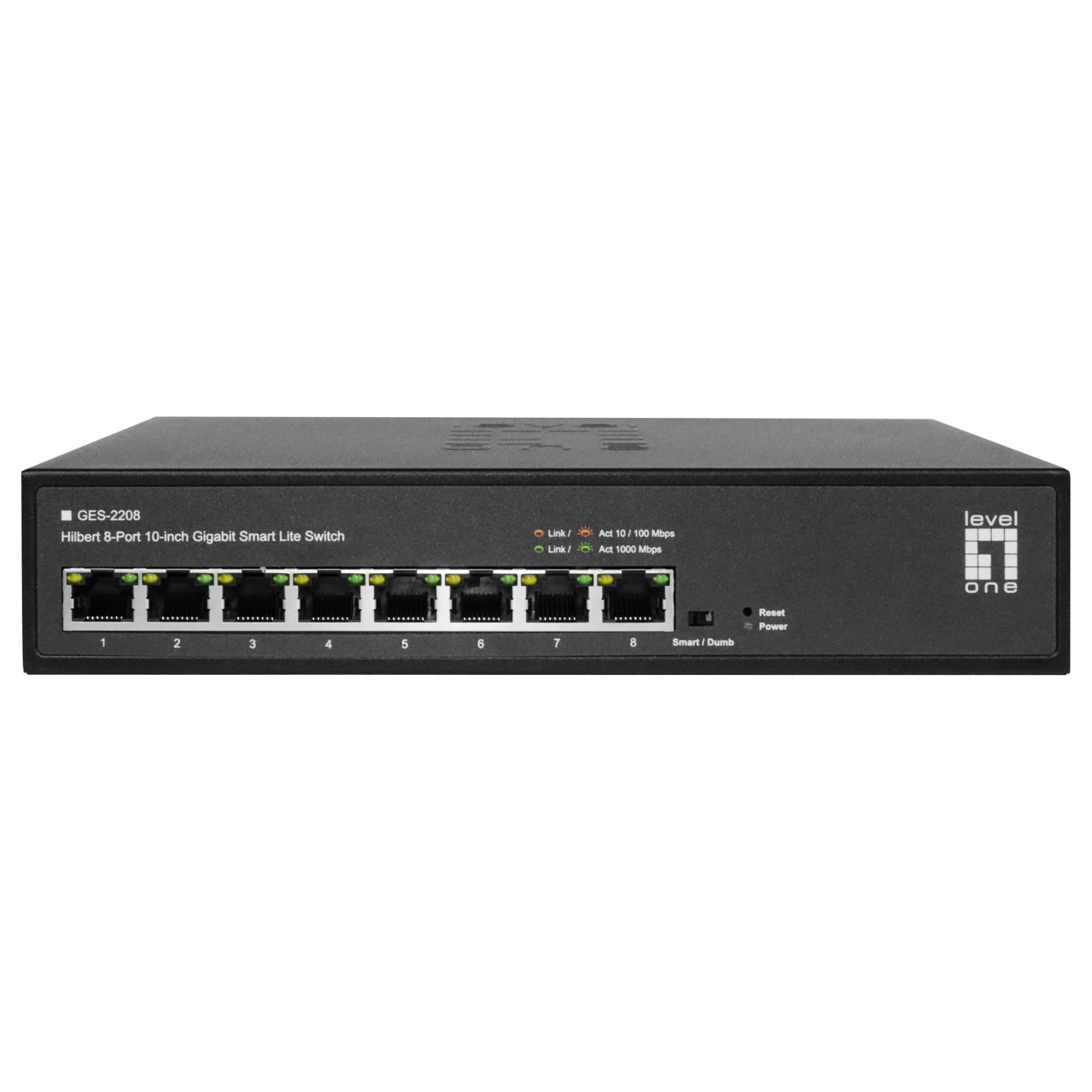 Switch 8x GE GES-2208 Hilbert 10' — Buy in Cyprus with Fast Delivery