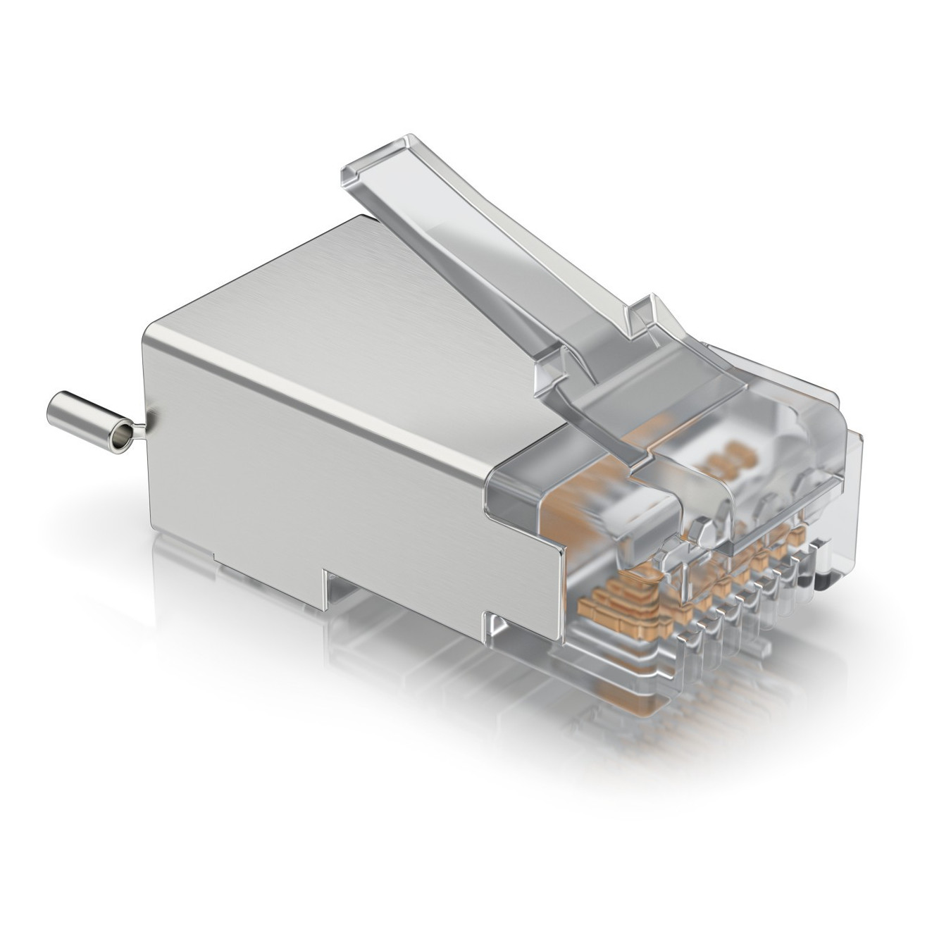 Ubiquiti UISP-Connector-SHD - RJ45 Male Shielded Connectors, Silver - Pack of 100 — Buy in Cyprus with Fast Delivery