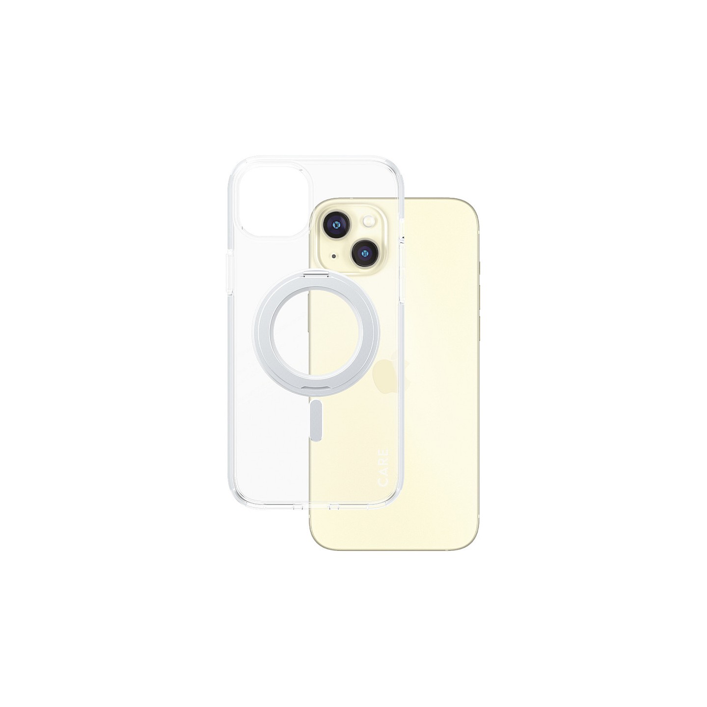 CARE Case Silver Kickstand & MagSafe iPhone 15 Plus — Buy in Cyprus with Fast Delivery