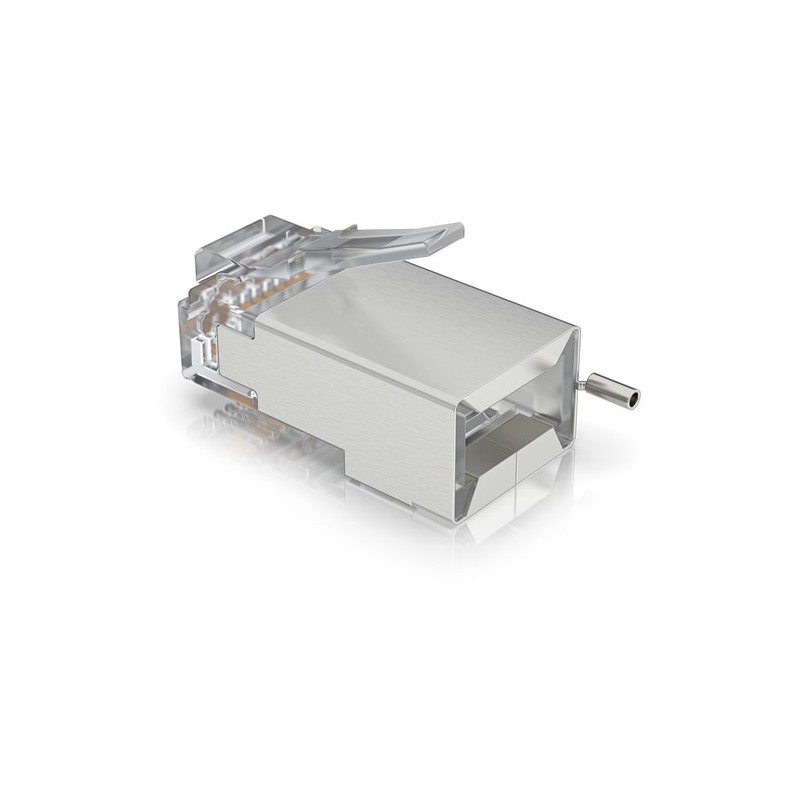 Buy Ubiquiti UISP-Connector-SHD - RJ45 Male Shielded Connectors, Silver - Pack o... in Cyprus, Nicosia, Limassol, Larnaka, Pafos