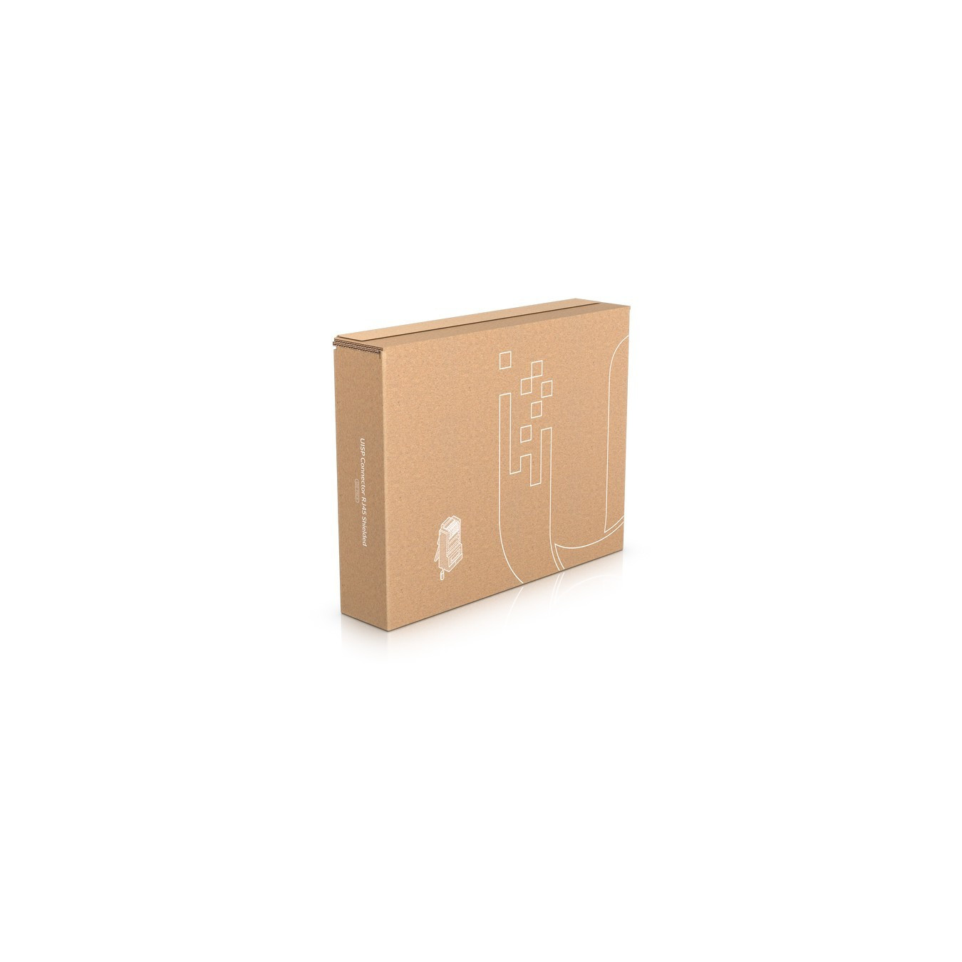 Ubiquiti UISP-Connector-SHD - RJ45 Male Shielded Connectors, Silver - Pack of 100 — Buy in Cyprus with Fast Delivery