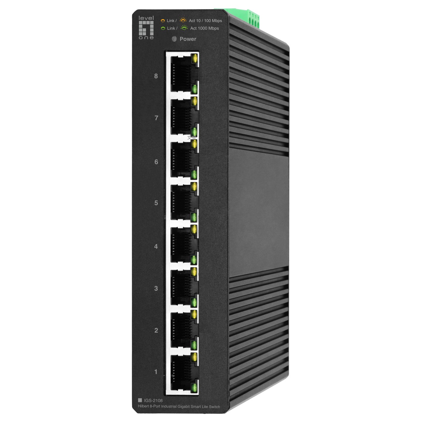 LevelOne IGS-2108 Hilbert 8-Port Gigabit Smart Lite Switch — Buy in Cyprus with Fast Delivery