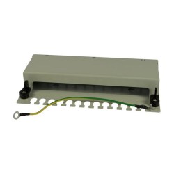 Synergy21 Keystone. Modulträger. Patchpanel für 12x TP-Modul. Aufputz. Metall. Lichtgrau — Buy in Cyprus with Fast Delivery