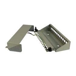 Synergy21 Keystone. Modulträger. Patchpanel für 12x TP-Modul. Aufputz. Metall. Lichtgrau — Buy in Cyprus with Fast Delivery