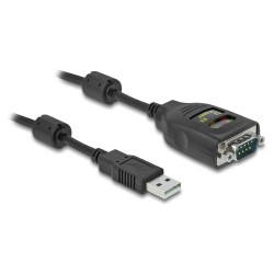 DELOCK USB-A 2.0 zu Seriell RS-232 D-Sub 9Pin 2.5kV Galva 2m — Buy in Cyprus with Fast Delivery