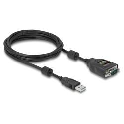 DELOCK USB-A 2.0 zu Seriell RS-232 D-Sub 9Pin 2.5kV Galva 2m — Buy in Cyprus with Fast Delivery