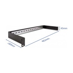 19? Hutschienenpanel 1 HE schwarz — Buy in Cyprus with Fast Delivery