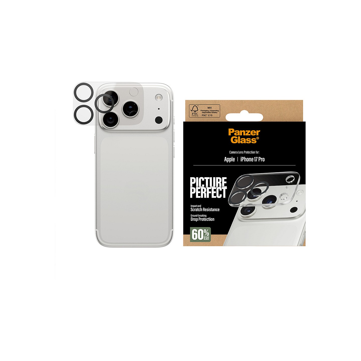 PanzerGlass PicturePerfect Lens Protector iPhone 17 Pro — Buy in Cyprus with Fast Delivery