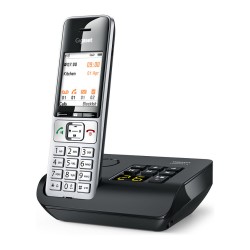 GIGASET COMFORT 500A silber schwarz 5.8 cm 2.2 Zoll TFT Farbdisplay Anrufbeantworter Freisprechen Telefonbuch Headset...