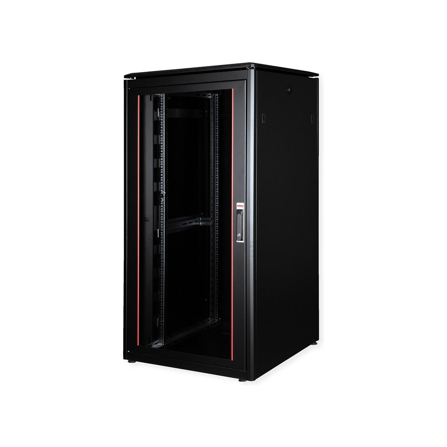 ROLINE 19-Zoll Netzwerkschrank Pro 32 HE. 800x800 BxT Glastr schwarz — Buy in Cyprus with Fast Delivery