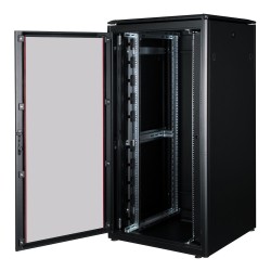 ROLINE 19-Zoll Netzwerkschrank Pro 32 HE. 800x800 BxT Glastr schwarz — Buy in Cyprus with Fast Delivery