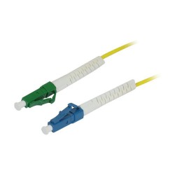 Synergy21 LWL-1-Faser-Patchk. 5mtr.LC-LC(APC). 9 125u. OS2. G657A2. AD2mm. flexible Knickschutztülle