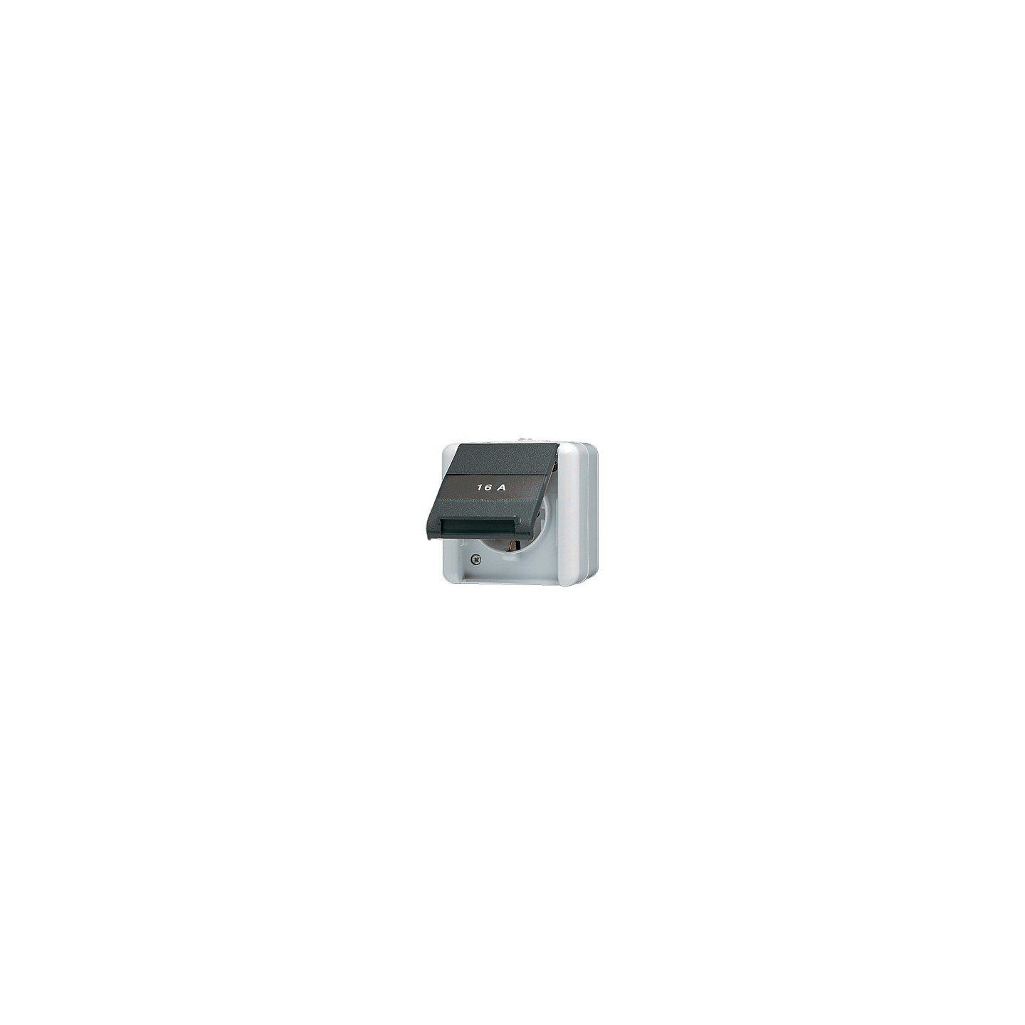 Jung 820 NA W AP WD-Steckdose mit Schriftfeld — Buy in Cyprus with Fast Delivery