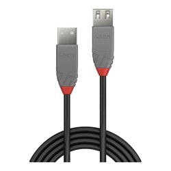 LINDY USB 2.0 Verlängerung Typ A A Anthra Line M F 5m — Buy in Cyprus with Fast Delivery