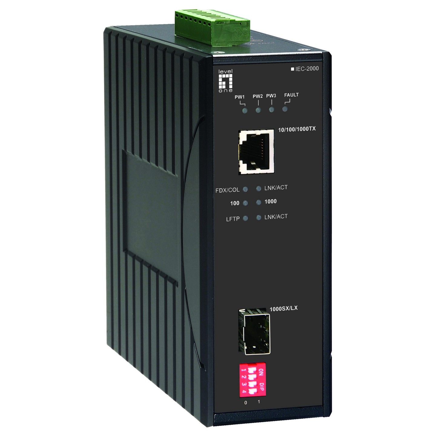 Konverter IEC-2000 10 100TX to 100FX 2km — Buy in Cyprus with Fast Delivery