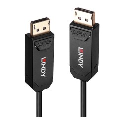 LINDY Fibre Optic Hybrid DisplayPort 2.0 UHBR10 Kabel 10m — Buy in Cyprus with Fast Delivery