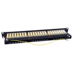 Equip Patchpanel 48x RJ45 Cat6A 19' FTP 1HE Premium schwarz — Buy in Cyprus with Fast Delivery