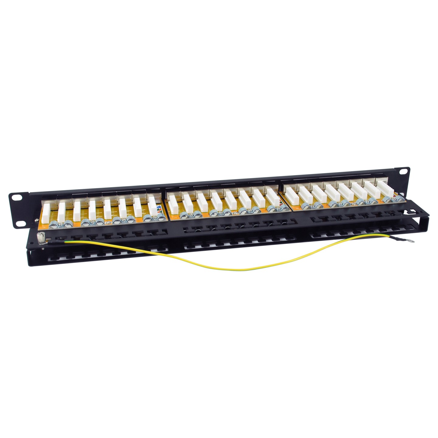 Equip Patchpanel 48x RJ45 Cat6A 19' FTP 1HE Premium schwarz — Buy in Cyprus with Fast Delivery