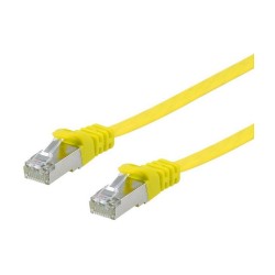 Equip Patchkabel Cat6A U FTP 2xRJ45 5.00m gelb Flach LSZH Polybeutel — Buy in Cyprus with Fast Delivery