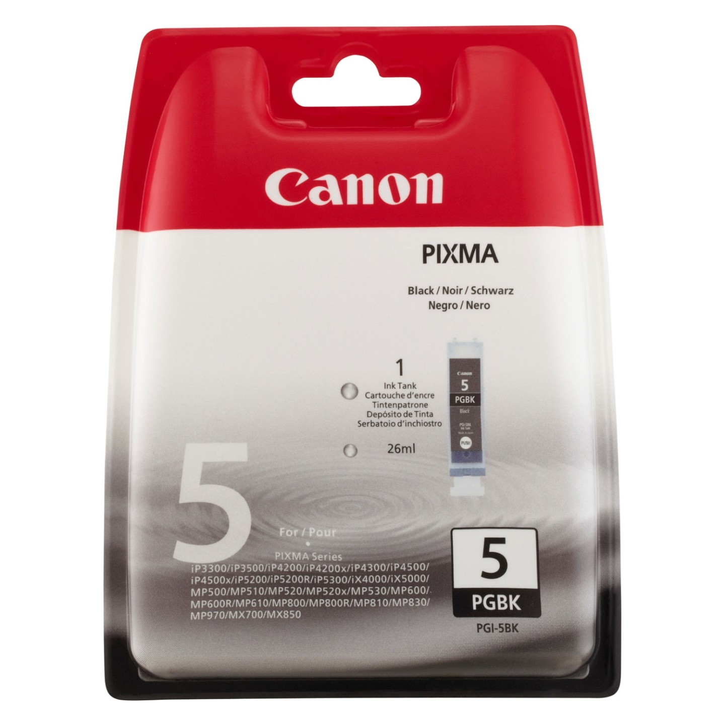 Canon Tintenpatrone - PGI-5BK - 0628B029 - schwarz - 26ml — Buy in Cyprus with Fast Delivery