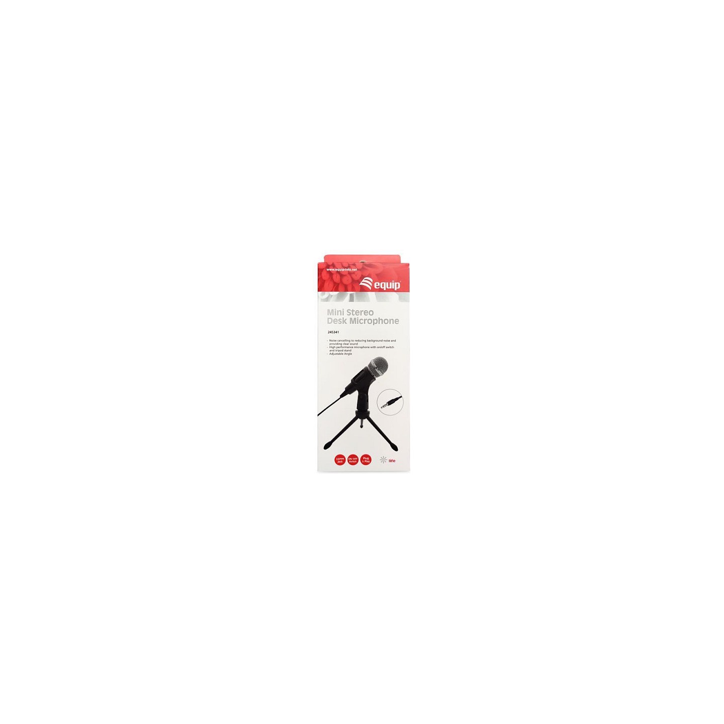 Equip Tischmikrofon+Einstellbarer Winkel mini 3.5mm Klinke — Buy in Cyprus with Fast Delivery