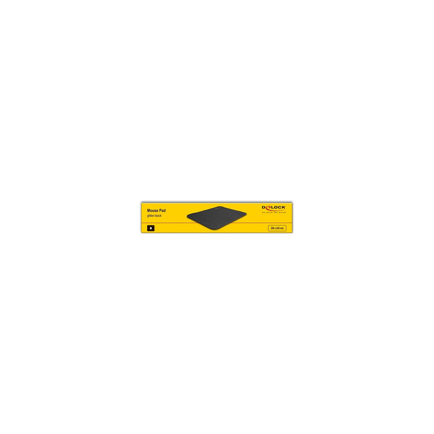 Mauspad Glitzer-schwarz 300 x 245 mm — Buy in Cyprus with Fast Delivery
