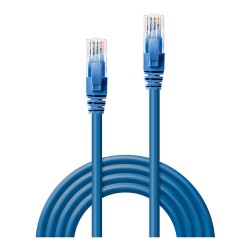 LINDY Patchkabel Cat6 U UTP blau 0.50m — Buy in Cyprus with Fast Delivery