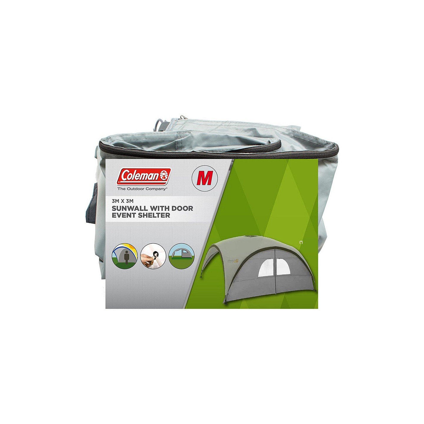 COLEMAN Pavillon Event Shelter Pro M (3M) Sunwall m. Tür — Buy in Cyprus with Fast Delivery