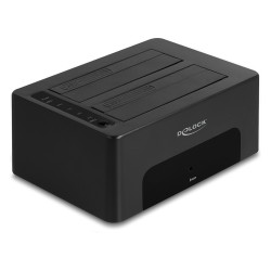 USB Dual Dockingstation für 2 x SATA HDD SSD mit Klon- und Löschfunktion — Buy in Cyprus with Fast Delivery
