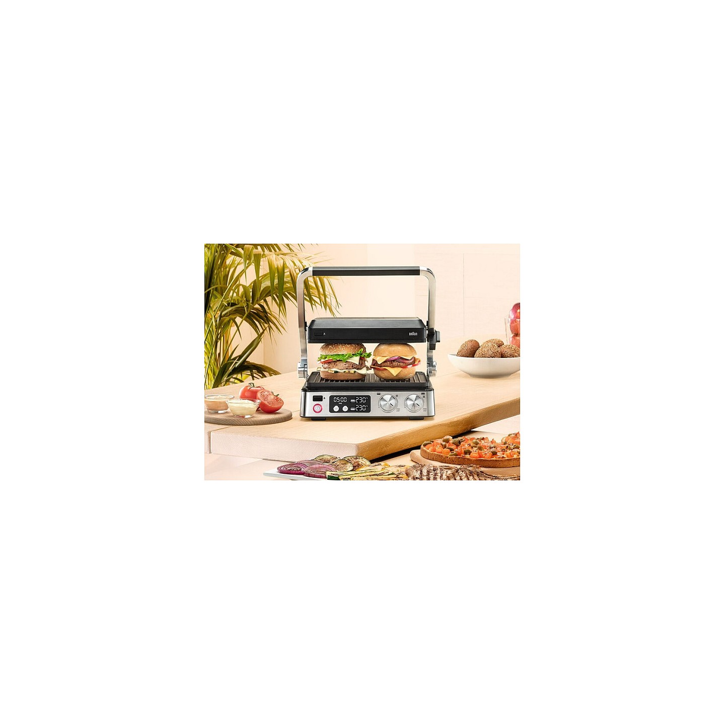 Houshold MultiGrill 7 Kontaktgrill CG 7040 (edelstahl. 2.000 Watt) — Buy in Cyprus with Fast Delivery