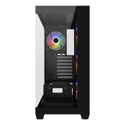 FSP M340-BA TG Black ATX Mid Tower PC Case - ARGB Fans (Retail) — Buy in Cyprus with Fast Delivery