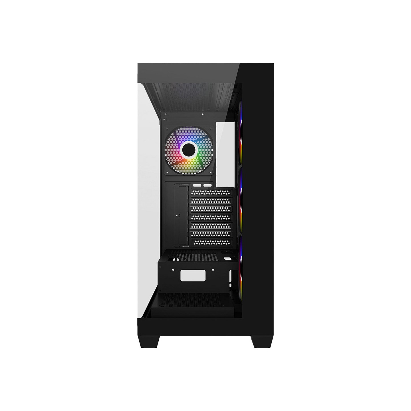 FSP M340-BA TG Black ATX Mid Tower PC Case - ARGB Fans (Retail) — Buy in Cyprus with Fast Delivery