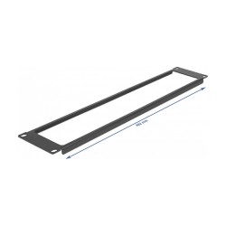 19? Netzwerkschrank Panel mit Öffnung 2 HE schwarz — Buy in Cyprus with Fast Delivery
