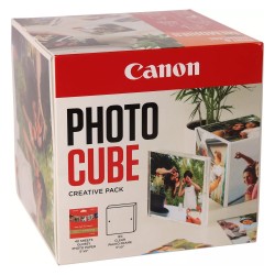 Canon PP-201 13x13 cm Photo Cube Creative Pack White Orange 40 Bl — Buy in Cyprus with Fast Delivery