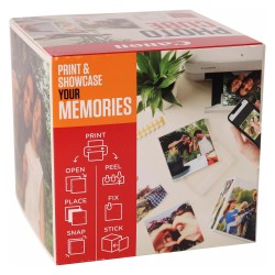 Canon PP-201 13x13 cm Photo Cube Creative Pack White Orange 40 Bl — Buy in Cyprus with Fast Delivery
