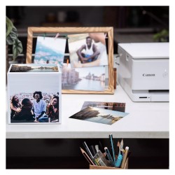 Canon PP-201 13x13 cm Photo Cube Creative Pack White Orange 40 Bl — Buy in Cyprus with Fast Delivery
