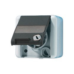 Jung 820 NA W SL AP WD-Steckdose mit Schriftfeld. Schloss — Buy in Cyprus with Fast Delivery