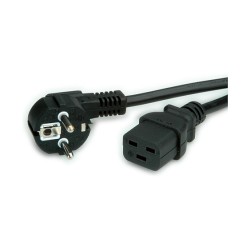 VALUE Netzkabel Schutzkontakt CEE7 7 - IEC320-C19. 16A. schwarz. 3 m — Buy in Cyprus with Fast Delivery