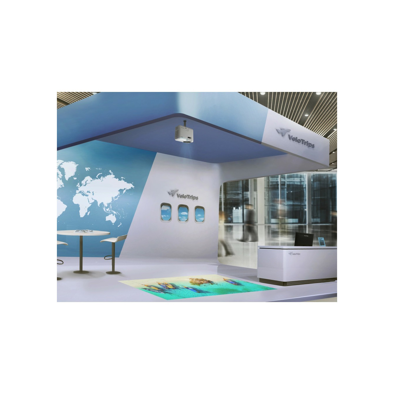ViewSonic LS740HD - 5000 ANSI Lumen FHD Laser Projector - White, 1080p 3LCD — Buy in Cyprus with Fast Delivery