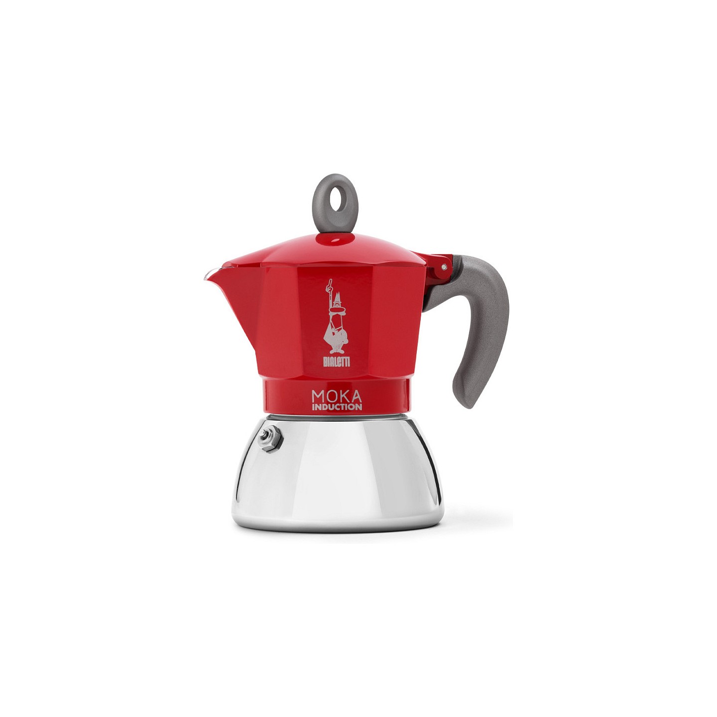 Bialetti Mokka-Kanne 0.2 l Moka Induktion rot — Buy in Cyprus with Fast Delivery