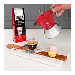 Bialetti Mokka-Kanne 0.2 l Moka Induktion rot — Buy in Cyprus with Fast Delivery