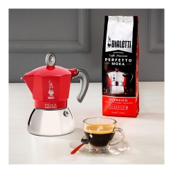 Bialetti Mokka-Kanne 0.2 l Moka Induktion rot — Buy in Cyprus with Fast Delivery